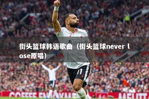 街头篮球韩语歌曲(街头篮球never lose原唱)