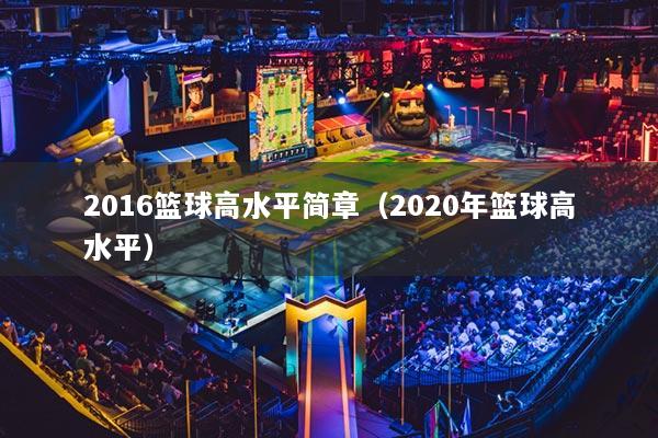 2016篮球高水平简章(2020年篮球高水平)
