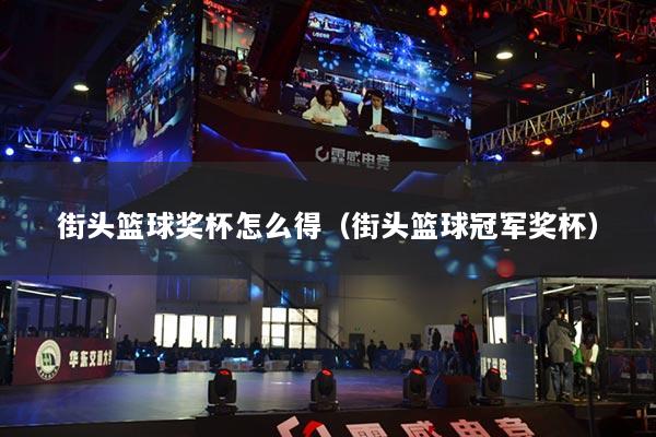 街头篮球奖杯怎么得(街头篮球冠军奖杯)
