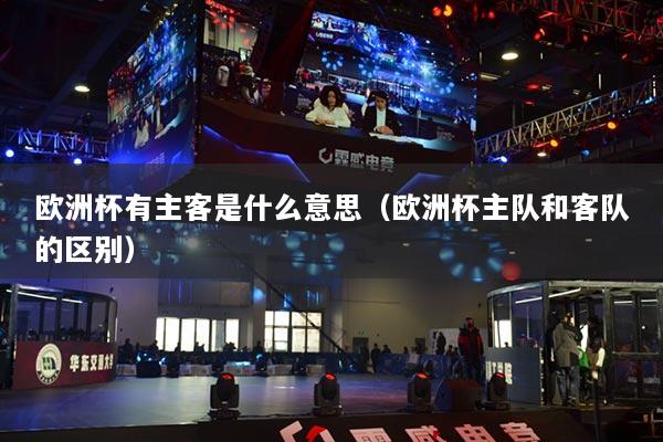 欧洲杯有主客是什么意思(欧洲杯主队和客队的区别)