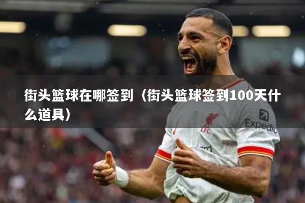 街头篮球在哪签到(街头篮球签到100天什么道具)